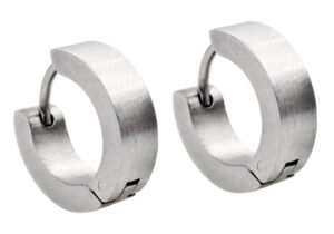 14mm Stainless Steel Hoop Earrings