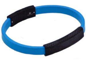 Mens Black Stainless Steel And Blue Silicone Bracelet